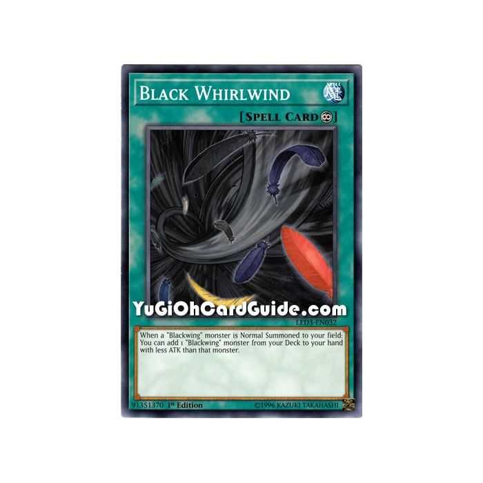Black Whirlwind (Common) – Legendary Duelist White Dragon Abyss | Carta YUGIOH en México