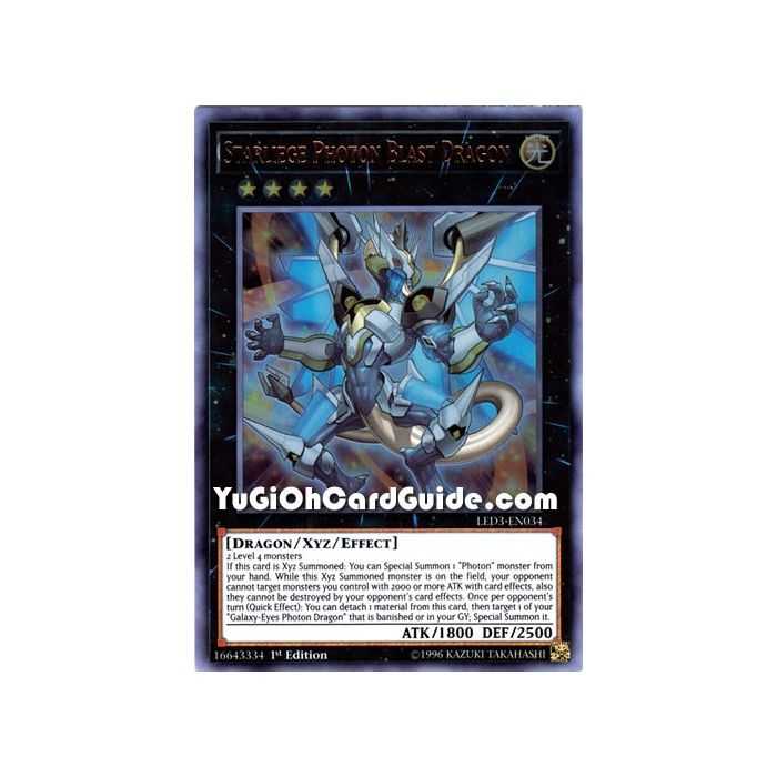 Starliege Photon Blast Dragon (Ultra Rare) – Legendary Duelist White Dragon Abyss | Carta YUGIOH en México