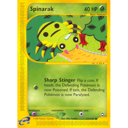Spinarak (Reverse Holo)
