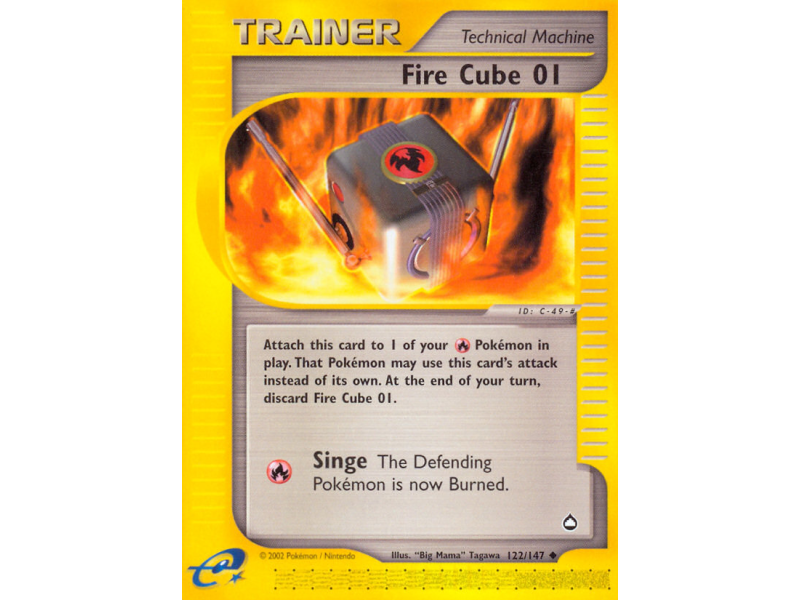 Fire Cube 01 (Reverse Holo)