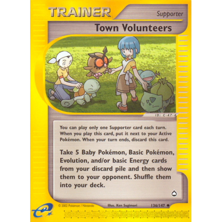 Town Volunteers (Reverse Holo)