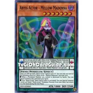 Abyss Actor - Mellow Madonna (Super Rare) – Legendary Duelist White Dragon Abyss | Carta YUGIOH en México
