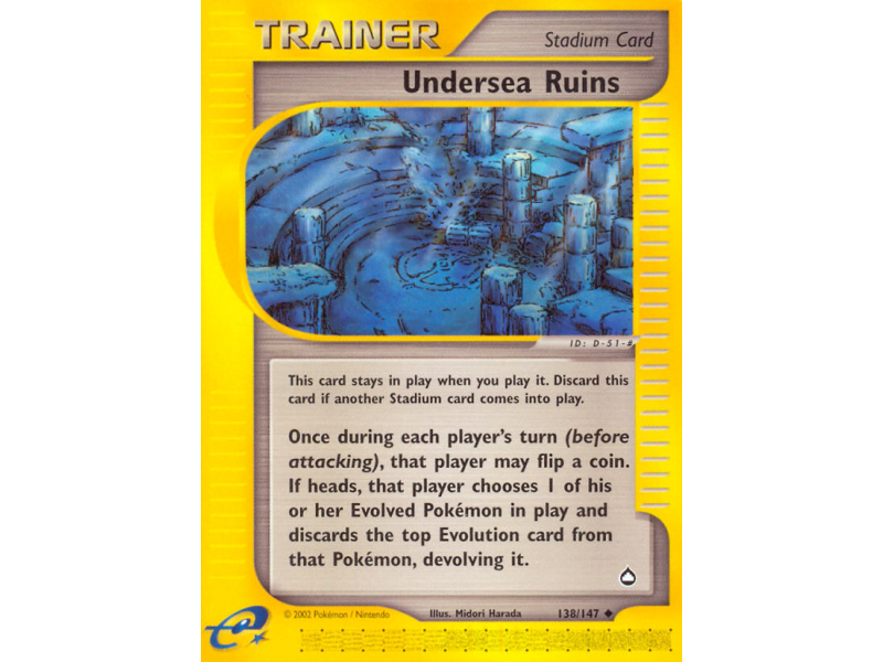 Undersea Ruins (Reverse Holo)