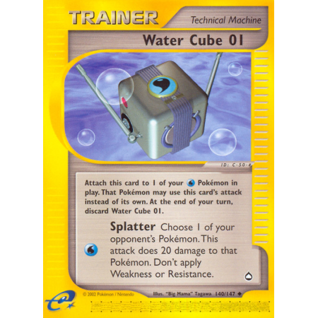 Water Cube 01 (Reverse Holo)