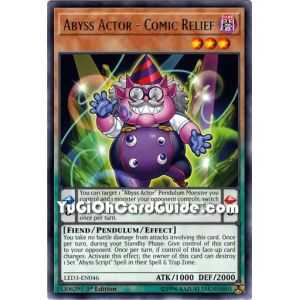 Abyss Actor - Comic Relief (Rare) – Legendary Duelist White Dragon Abyss | Carta YUGIOH en México