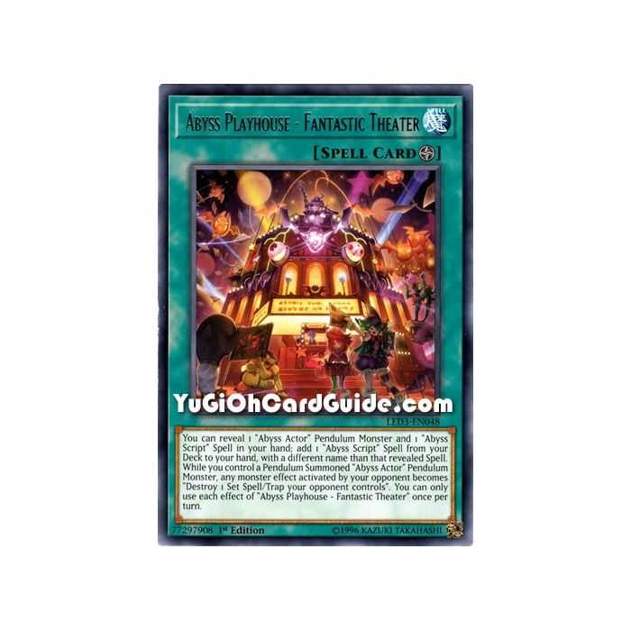 Abyss Playhouse - Fantastic Theater (Rare) – Legendary Duelist White Dragon Abyss | Carta YUGIOH en México