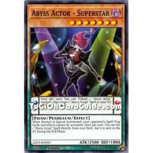Abyss Actor - Superstar (Common) – Legendary Duelist White Dragon Abyss | Carta YUGIOH en México