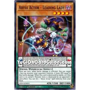 Abyss Actor - Leading Lady (Common) – Legendary Duelist White Dragon Abyss | Carta YUGIOH en México