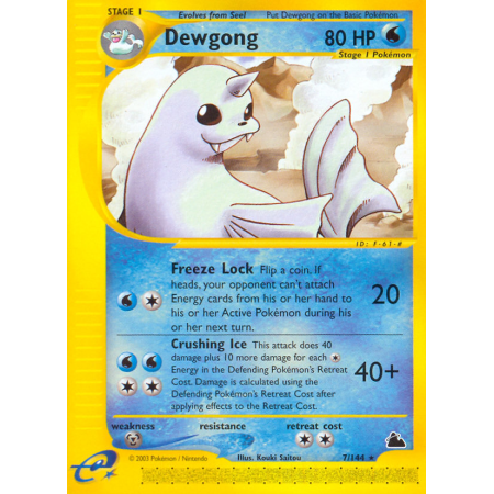 Dewgong (Reverse Holo)