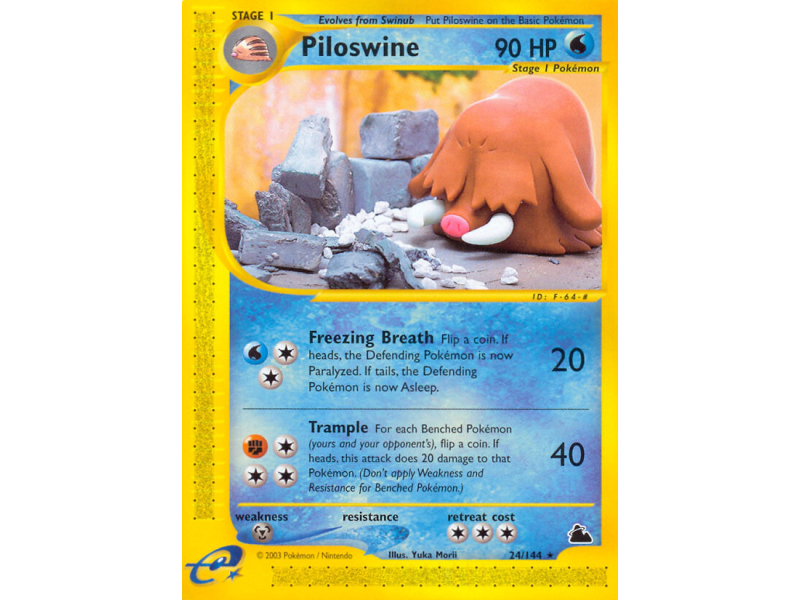 Piloswine (Reverse Holo)