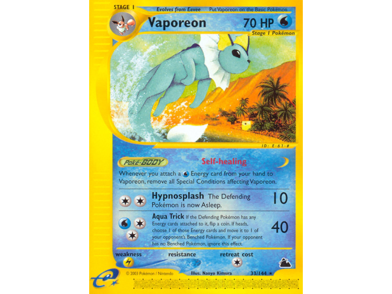 Vaporeon (Reverse Holo)