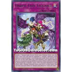 Harpie Lady Elegance (Rare) – Legendary Duelist Sisters of the Rose | Carta YUGIOH en México