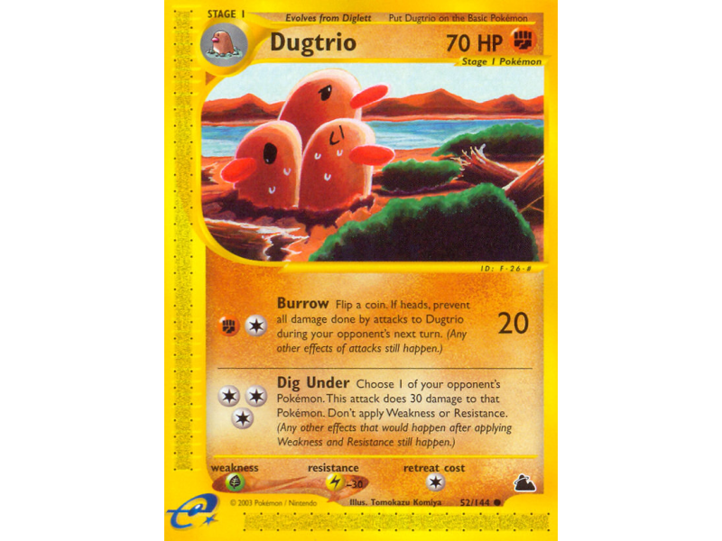 Dugtrio (Reverse Holo)