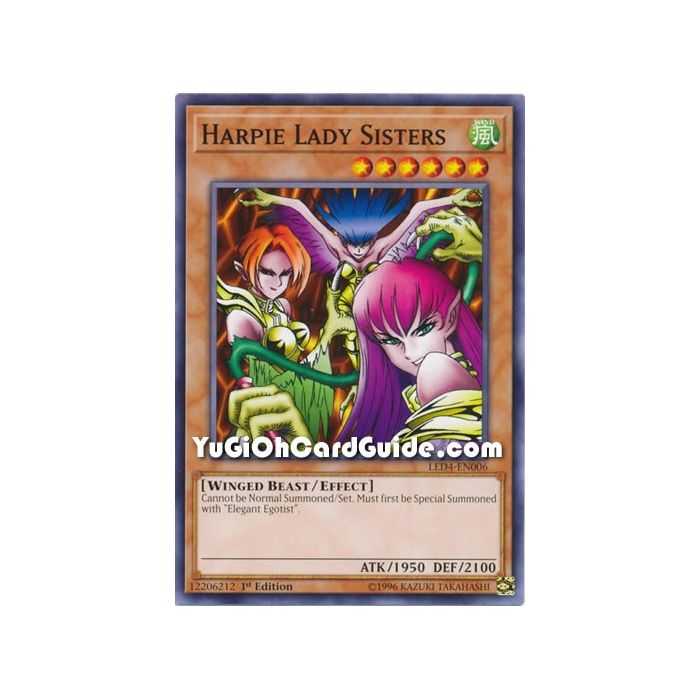 Harpie Lady Sisters (Common) – Legendary Duelist Sisters of the Rose | Carta YUGIOH en México
