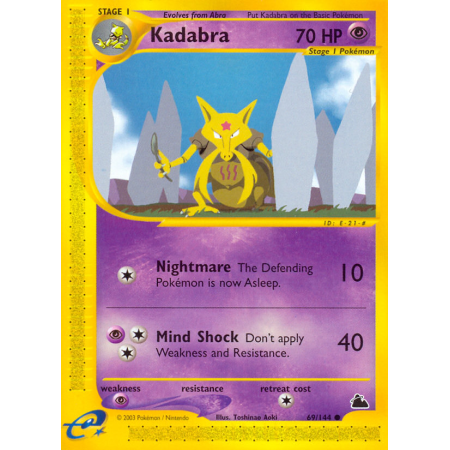 Kadabra (Reverse Holo)