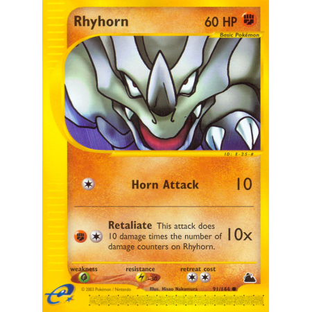 Rhyhorn (Reverse Holo)