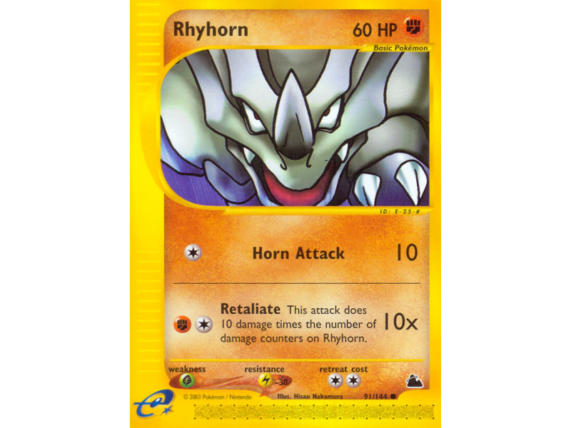 Rhyhorn (Reverse Holo)