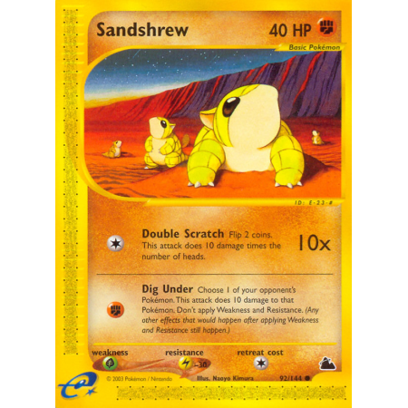 Sandshrew (Reverse Holo)