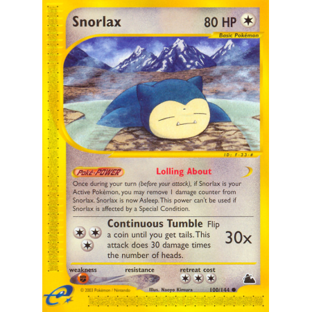 Snorlax (Reverse Holo)