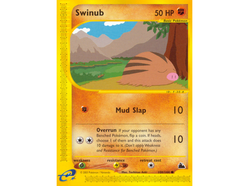Swinub (Reverse Holo)