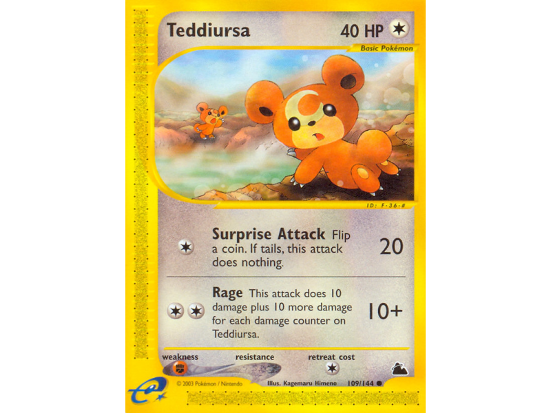 Teddiursa (Reverse Holo)