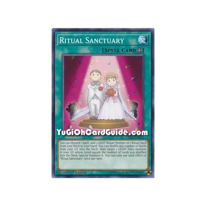 Ritual Sanctuary (Common) – Legendary Duelist Sisters of the Rose | Carta YUGIOH en México