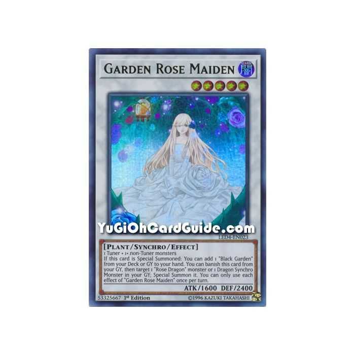 Garden Rose Maiden (Secret Rare) – Legendary Duelist Sisters of the Rose | Carta YUGIOH en México