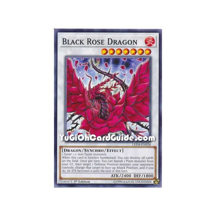 Black Rose Dragon (Common) – Legendary Duelist Sisters of the Rose | Carta YUGIOH en México