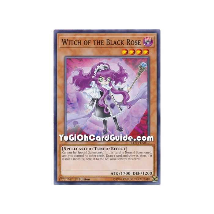 Witch of the Black Rose (Common) – Legendary Duelist Sisters of the Rose | Carta YUGIOH en México