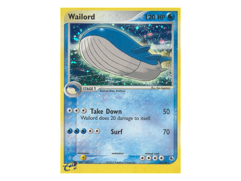 Wailord (Reverse Holo)