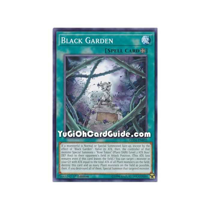 Black Garden (Common) – Legendary Duelist Sisters of the Rose | Carta YUGIOH en México