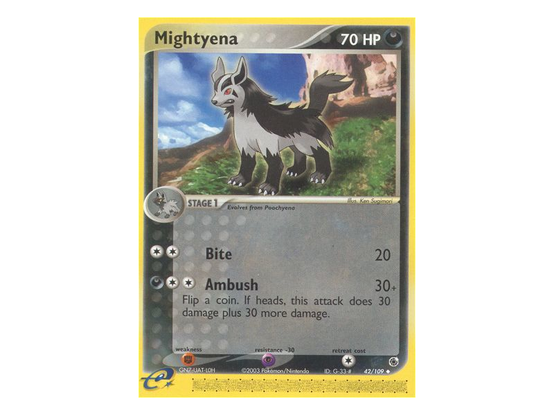 Mightyena (Reverse Holo)