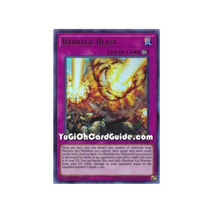 Barrage Blast (Ultra Rare) – Legendary Duelist Sisters of the Rose | Carta YUGIOH en México