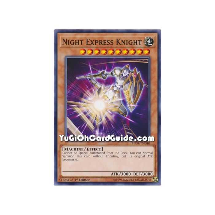 Night Express Knight (Common) – Legendary Duelist Sisters of the Rose | Carta YUGIOH en México