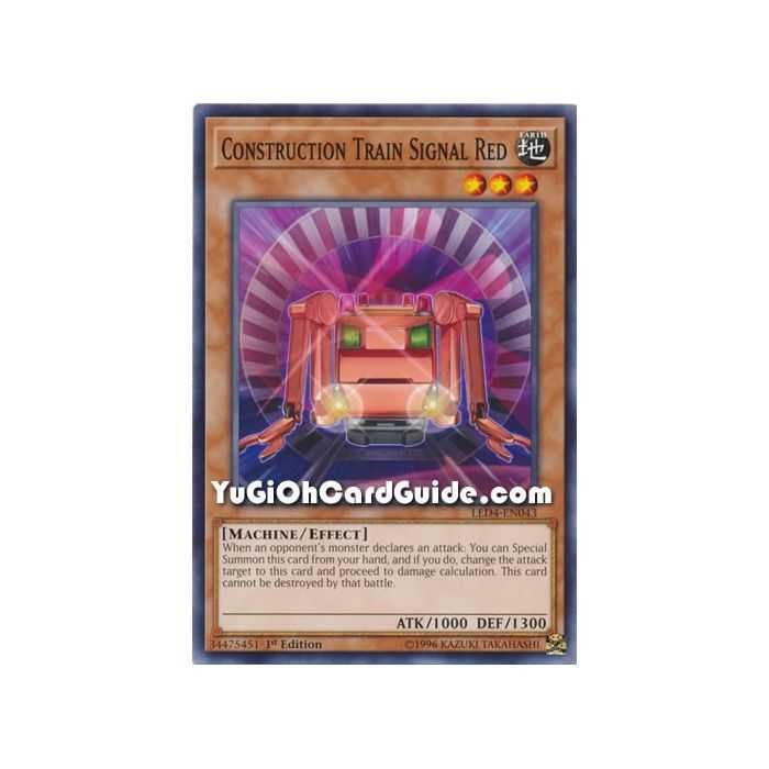 Construction Train Signal Red (Common) – Legendary Duelist Sisters of the Rose | Carta YUGIOH en México