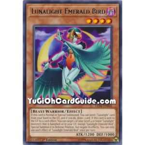 Lunalight Emerald Bird (Rare) – Legendary Duelist Sisters of the Rose | Carta YUGIOH en México