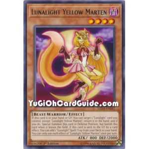 Lunalight Yellow Marten (Rare) – Legendary Duelist Sisters of the Rose | Carta YUGIOH en México