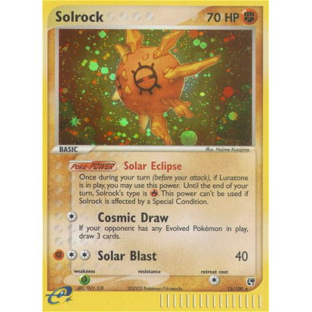 Solrock (Reverse Holo)