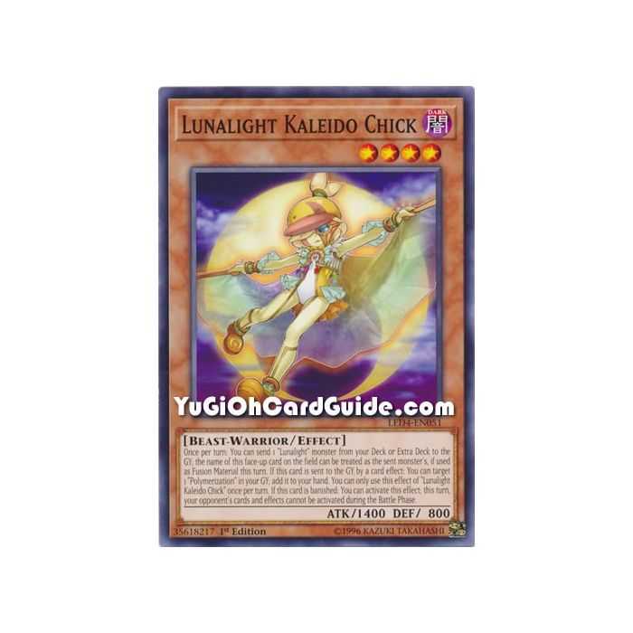 Lunalight Kaleido Chick (Common) – Legendary Duelist Sisters of the Rose | Carta YUGIOH en México