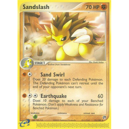 Sandslash (Reverse Holo)