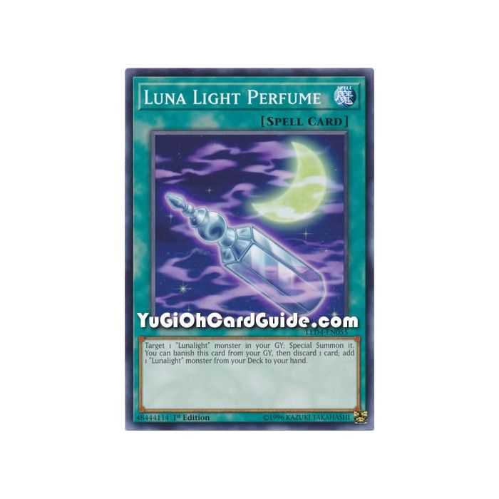 Luna Light Perfume (Common) – Legendary Duelist Sisters of the Rose | Carta YUGIOH en México