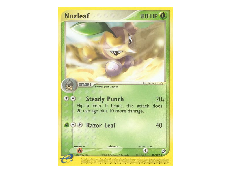 Nuzleaf (Reverse Holo)