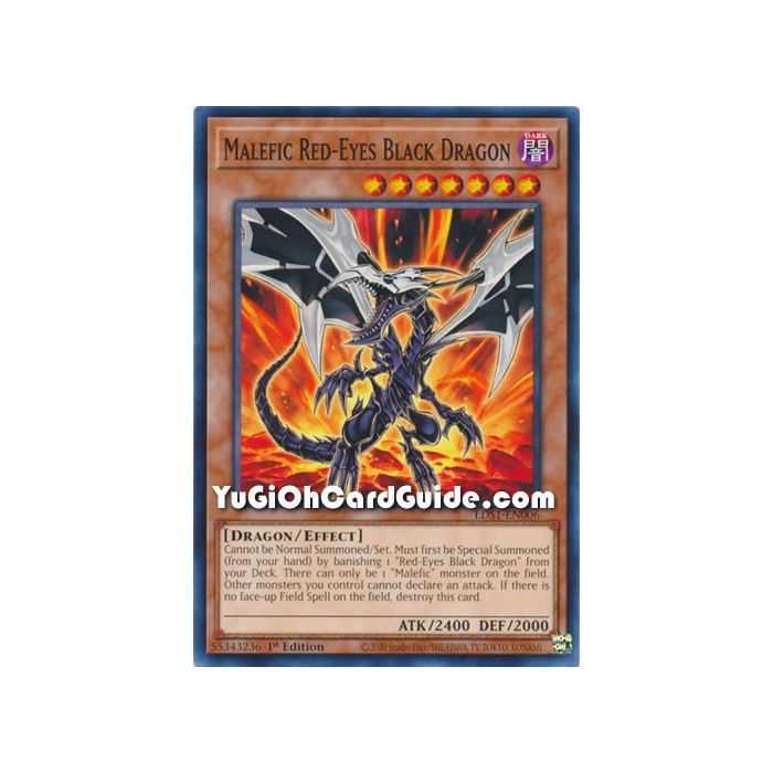 Malefic Red-Eyes Black Dragon (Common) – Legendary Duelist Season 1 | Carta YUGIOH en México
