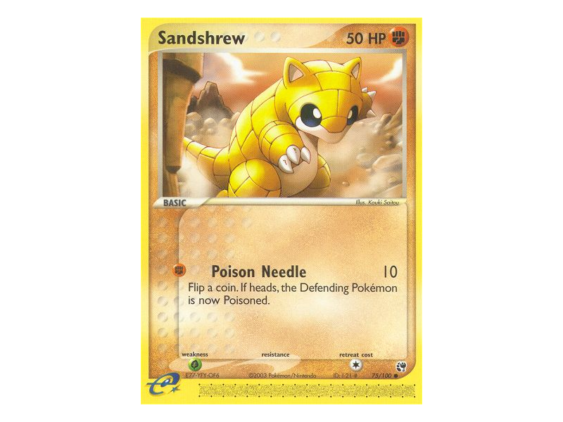 Sandshrew (Reverse Holo)