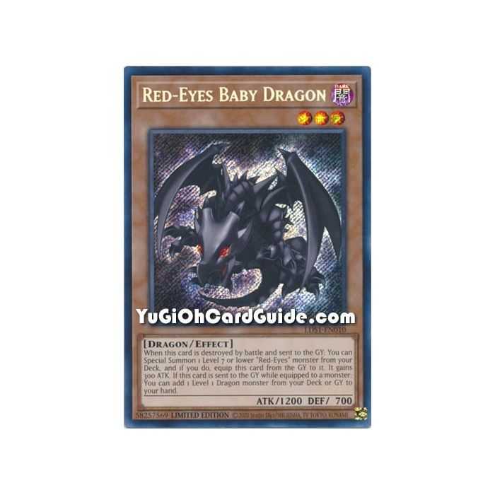 Red-Eyes Baby Dragon (Secret Rare) – Legendary Duelist Season 1 | Carta YUGIOH en México