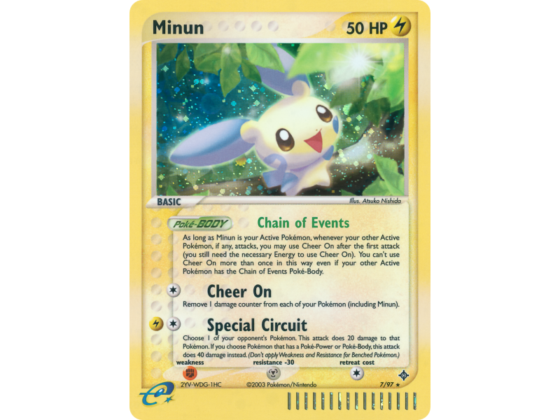 Minun (Reverse Holo)