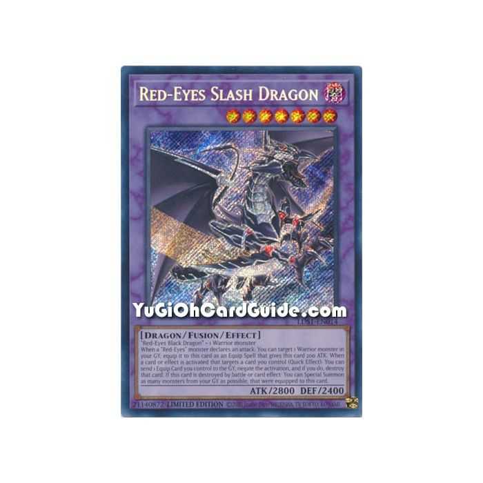 Red-Eyes Slash Dragon (Secret Rare) – Legendary Duelist Season 1 | Carta YUGIOH en México