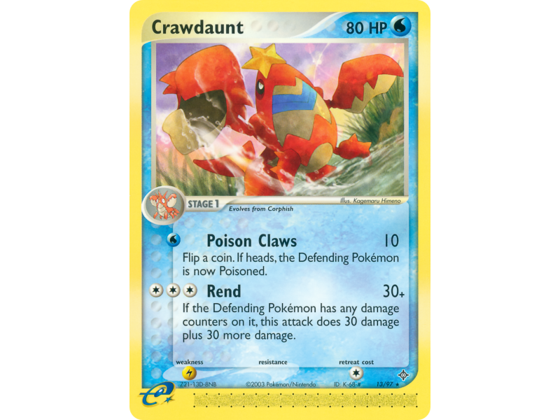 Crawdaunt (Reverse Holo)