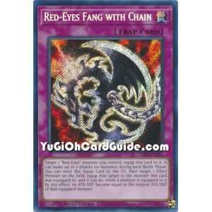 Red-Eyes Fang with Chain (Secret Rare) – Legendary Duelist Season 1 | Carta YUGIOH en México