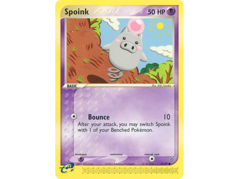 Spoink (Reverse Holo)